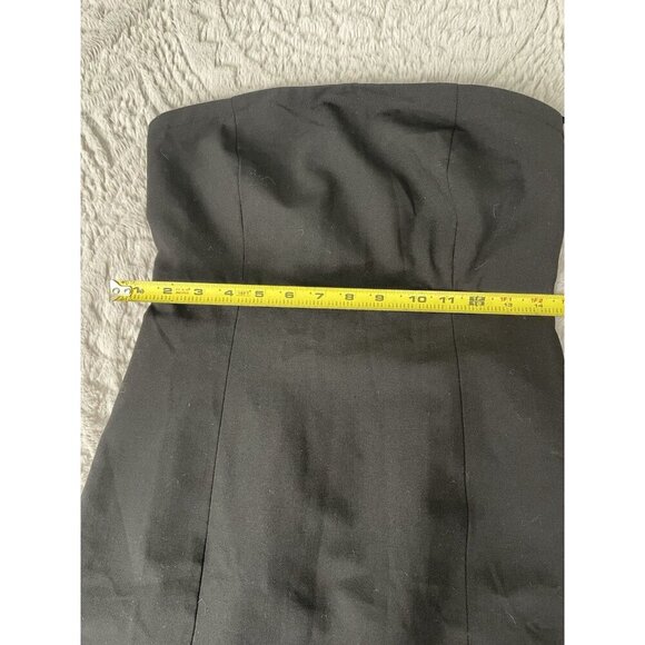 GAP Black Strapless Short Dress Women's Size 6 Y2K NWT - Picture 6 of 10